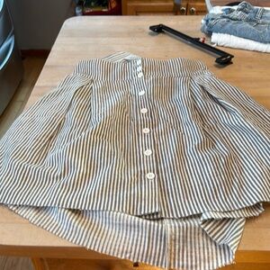 Free people mini skirt with raw hem